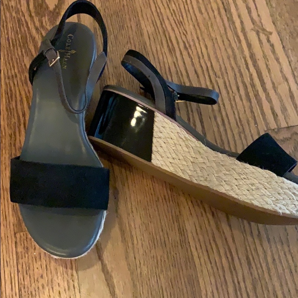 Cole Haan platform sandals like new!